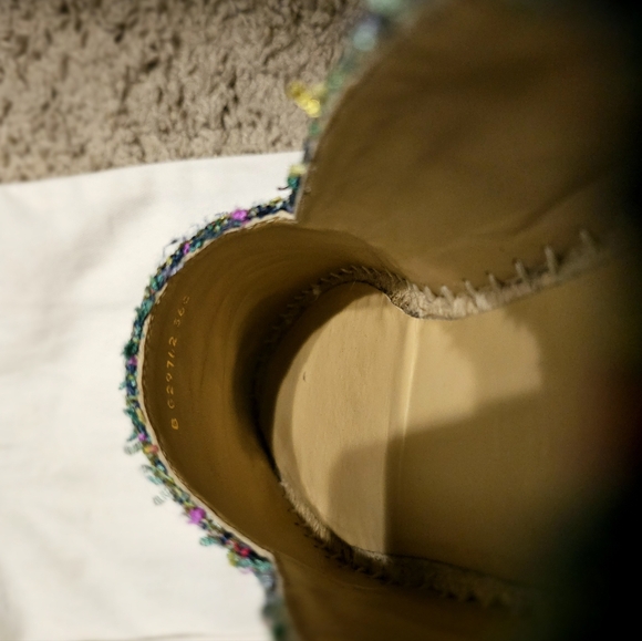 Chanel tweed espadrilles size 36 - Picture 2 of 8